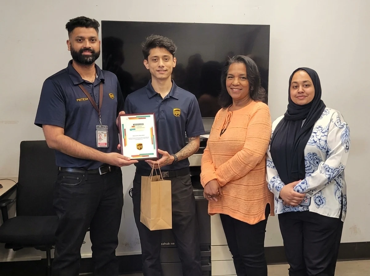 UPS Trailblazer Award. Recognised in 2024, alongside the hub and HR managers who led their functions for Canada East.