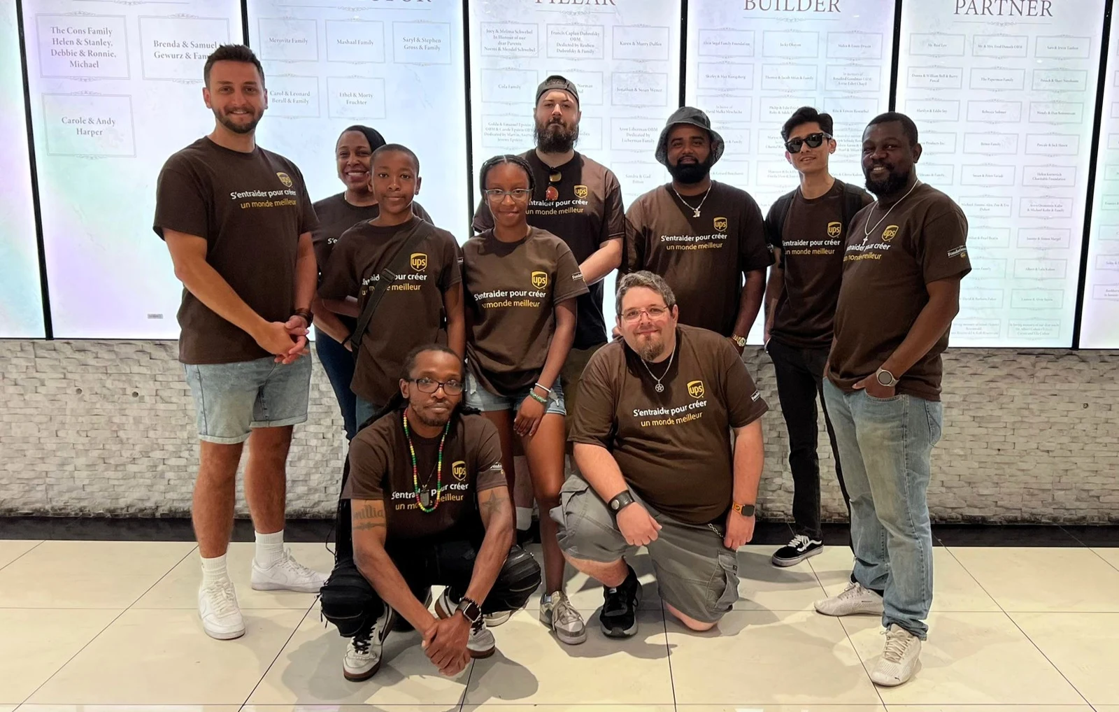 Supporting MADA together. With fellow volunteers during a MADA volunteering initiative in 2023.